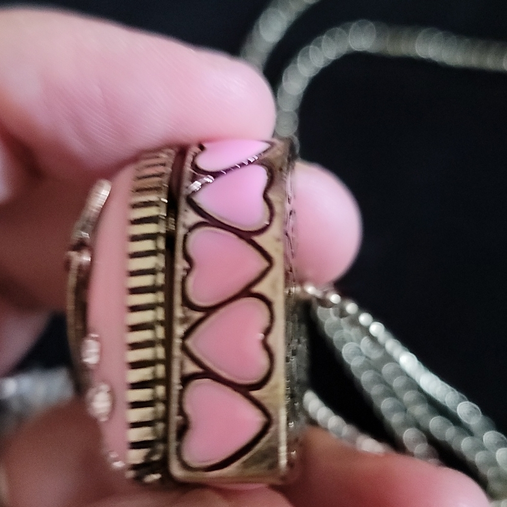 NWT Heart Locket (opens) by Betsey Johnson - Picture 10 of 11